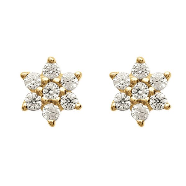 Pendientes mujer plata margaret oro- Pendientes de plata mujer de plata de ley 925. - Regalo ideal mujer- Regalo día de la madre
