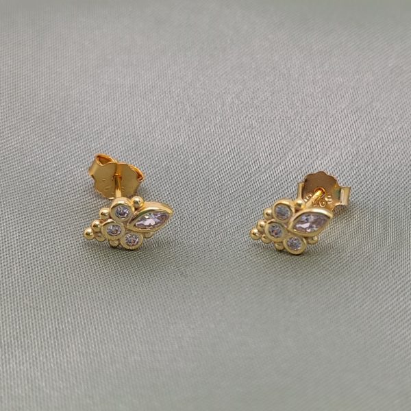 Pendientes mujer plata rihanna oro- Pendientes de plata mujer de plata de ley 925. - Regalo ideal mujer- Regalo día de la madre- bodegón