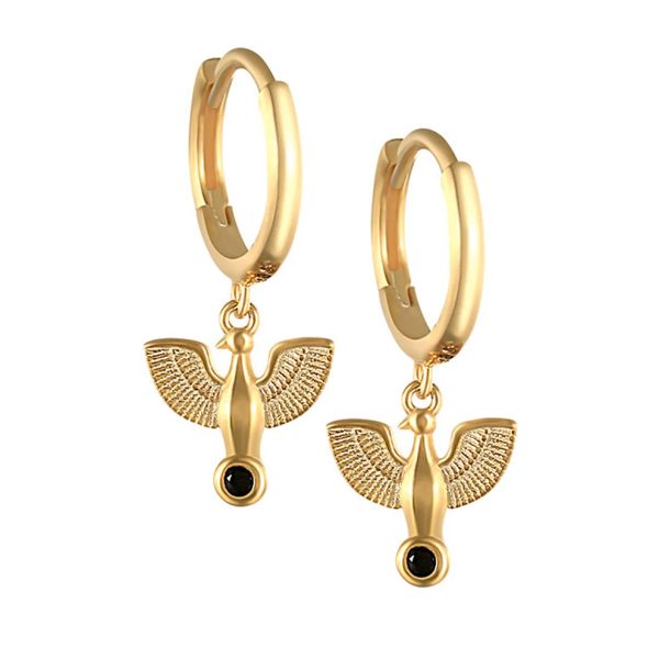 Pendientes mujer plata ibis oro- Pendientes de plata mujer de plata de ley 925. - Regalo ideal mujer- Regalo día de la madre