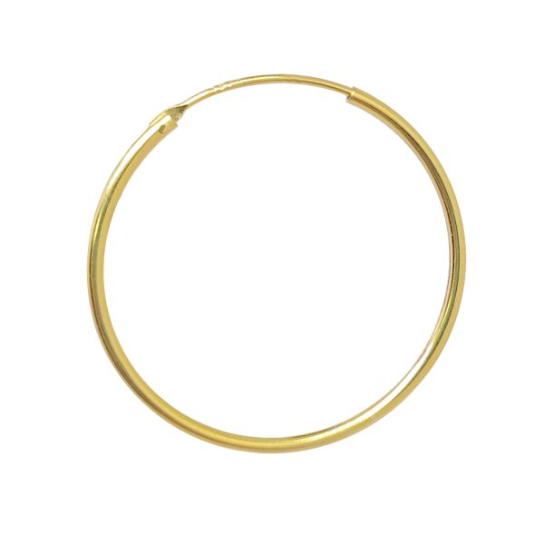 Pendientes mujer plata Aros oro 25MM- Pendientes de plata mujer de plata de ley 925. - Regalo ideal mujer- Regalo día de la madre - aro