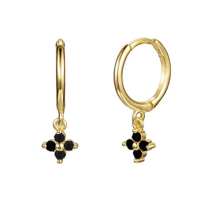 Pendientes mujer plata milou oro- Pendientes de plata mujer de plata de ley 925. - Regalo ideal mujer- Regalo día de la madre