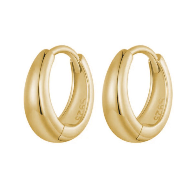 Pendientes mujer plata zoe oro- Pendientes de plata mujer de plata de ley 925. - Regalo ideal mujer- Regalo día de la madre