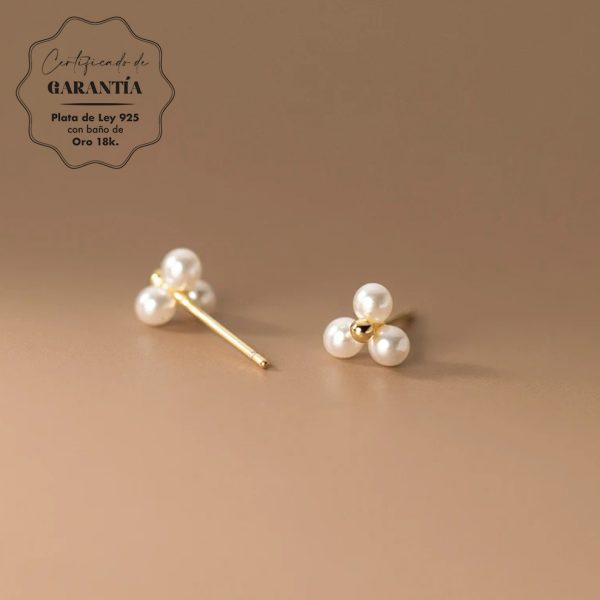 Pendientes mujer plata aura oro- Pendientes de plata mujer de plata de ley 925. - Regalo ideal mujer- Regalo día de la madre- certificado plata