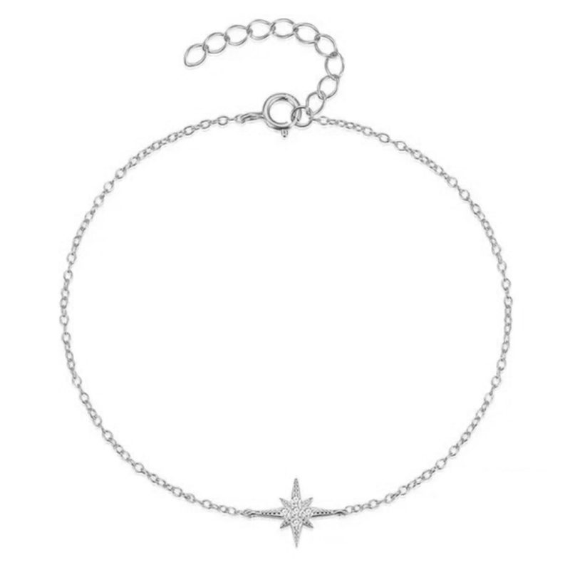 Pulsera mujer plata Orion plateado- Pulsera plata mujer de ley 925. Cadena eslabones doble- Regalo ideal mujer- Regalo día de la madre