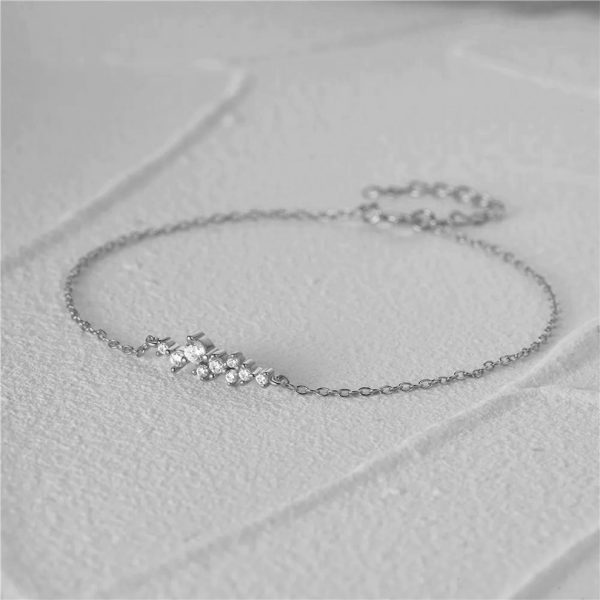 Pulsera mujer plata Alaia Plateado- Pulsera plata mujer de ley 925. Cadena eslabones doble- Regalo ideal mujer- Regalo día de la madre- bodegón